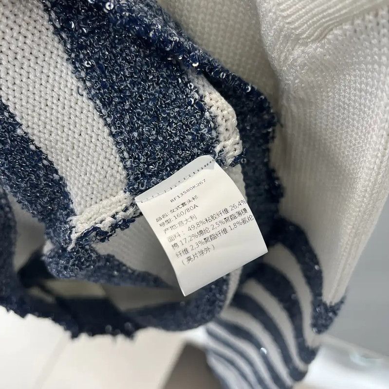 Balmain Balmain Striped Knit Sweater for Women 0089 Size S / US 4 / IT 40 - 5 Thumbnail
