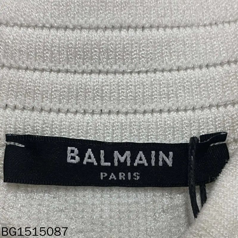 Balmain Balmain Off-White Knit Pullover for Women 0089 Size ONE SIZE - 6 Thumbnail