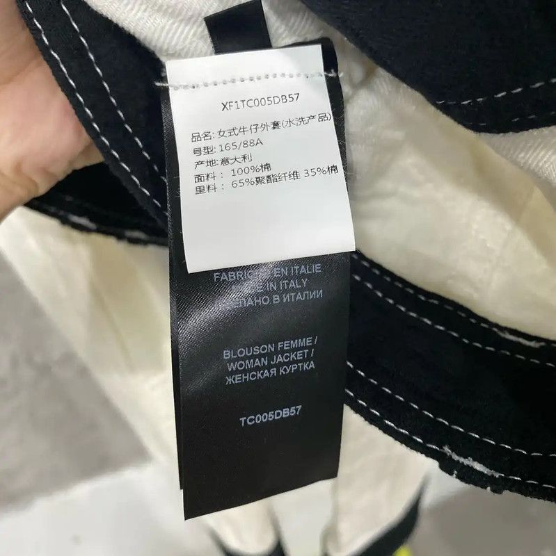 Balmain Balmain Women's Cropped Jacket in White 0089 Size ONE SIZE - 7 Thumbnail