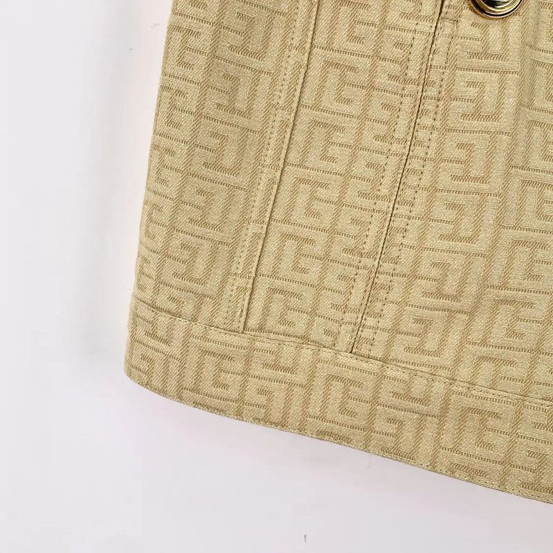 Balmain Balmain Beige Cotton Women's Shorts 0089 Size 28" / US 6 / IT 42 - 4 Thumbnail