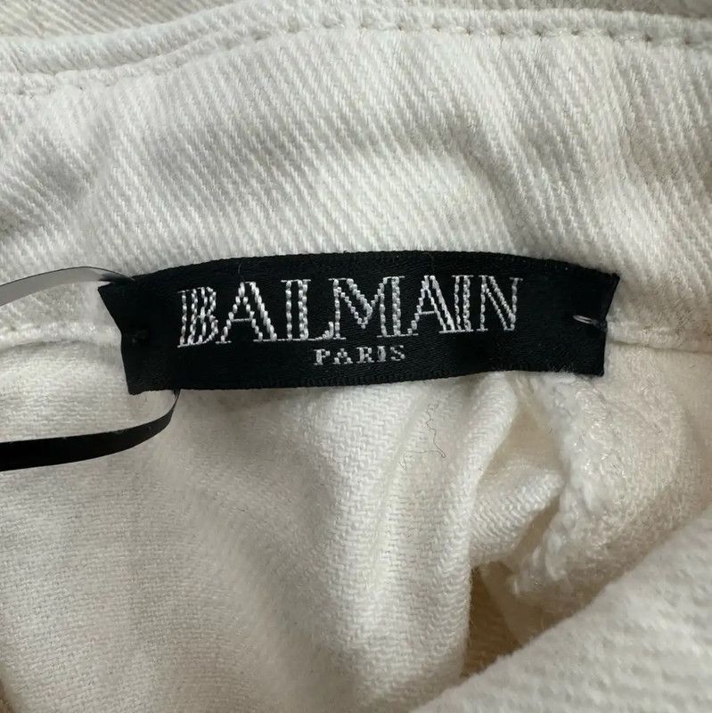 Balmain Balmain White Cotton Women’s Dress Size S 0089 Size S / US 4 / IT 40 - 5 Thumbnail