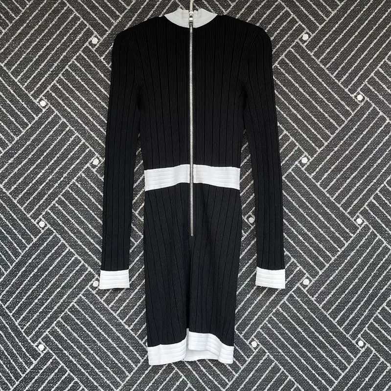 Balmain Balmain Women's Black Spring Autumn Dress 0089 Size S / US 4 / IT 40 - 2 Thumbnail