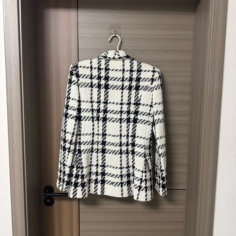 Balmain Balmain Multi-Color Wool Blend Women's Jacket 0089 Size L / US 10 / IT 46 - 2 Thumbnail
