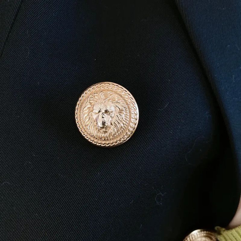 Balmain Balmain Black Fabric Women's Jacket in Size XS 0089 Size XS / US 0-2 / IT 36-38 - 4 Thumbnail