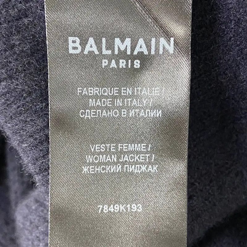 Balmain Balmain Black Wool Women's Sweater 0089 Size S / US 4 / IT 40 - 5 Thumbnail