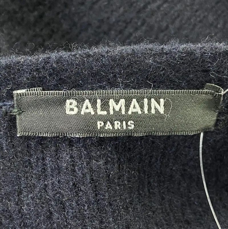 Balmain Balmain Black Wool Women's Sweater 0089 Size S / US 4 / IT 40 - 7 Thumbnail