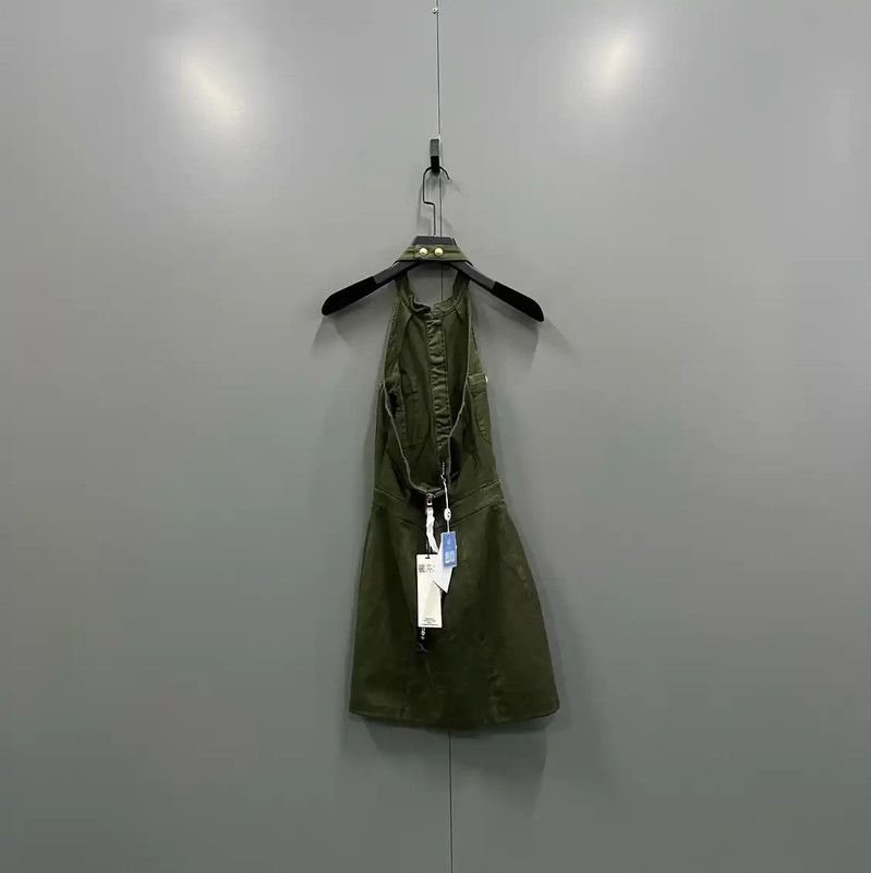 Balmain Balmain Green Cotton Summer Dress 0089 Size ONE SIZE - 2 Thumbnail
