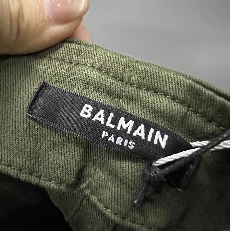 Balmain Balmain Green Cotton Summer Dress 0089 Size ONE SIZE - 3 Thumbnail