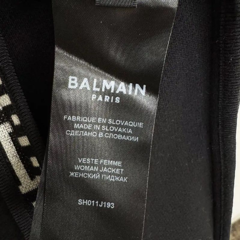 Balmain Balmain Color Block Women's Trench Coat 0089 Size M / US 6-8 / IT 42-44 - 4 Thumbnail