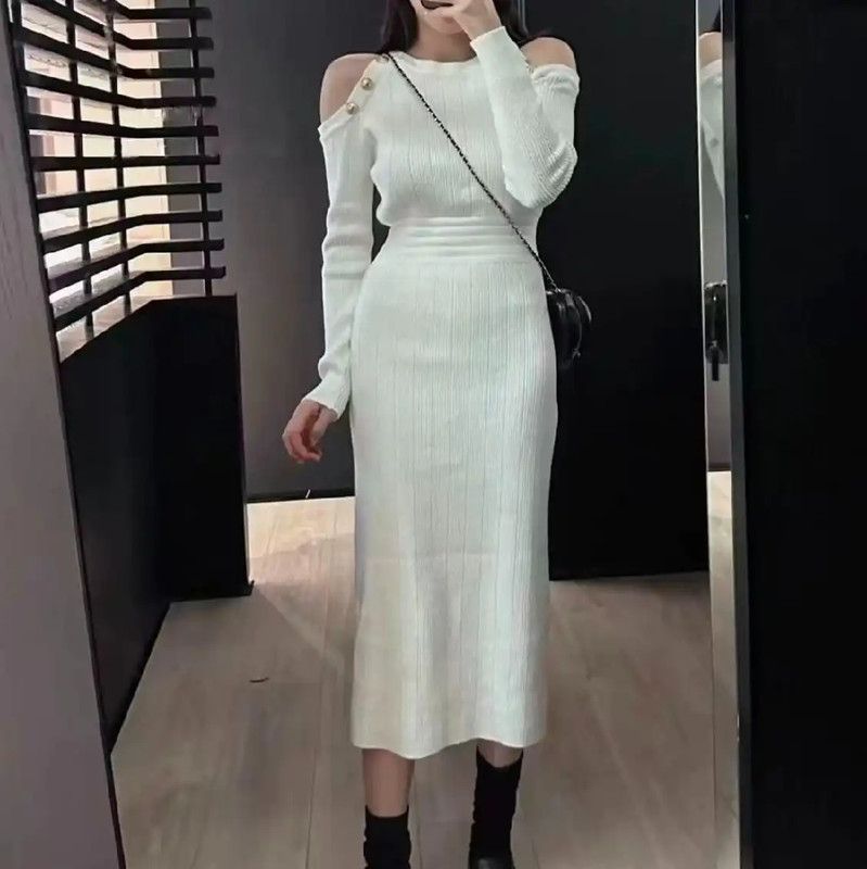 Balmain Balmain White Wool Dress Size XXL 0089 Size XXL / US 16-18 / IT 52-54 - 7 Thumbnail