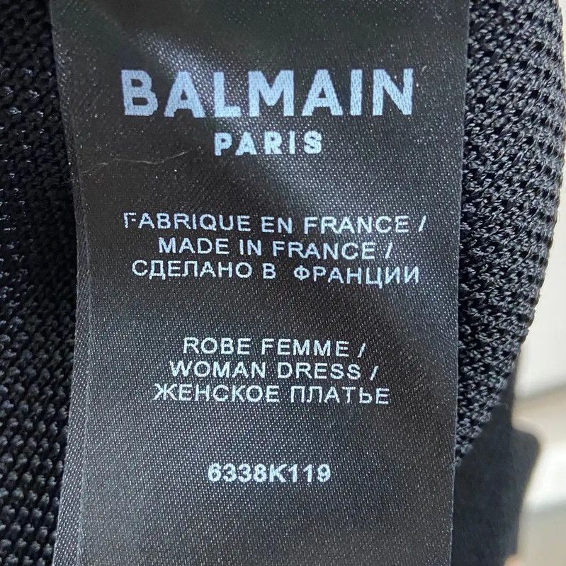 Balmain Balmain Black Women's Dress Size S 0089 Size S / US 4 / IT 40 - 5 Thumbnail