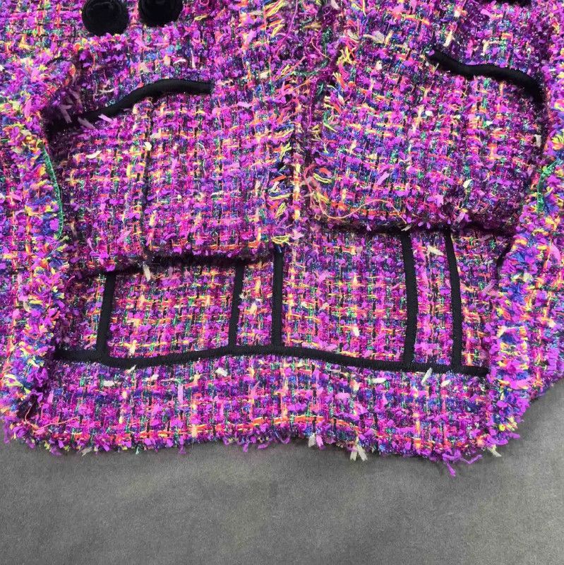 Balmain Balmain Pink Polyester Women's Jacket 0089 Size M / US 6-8 / IT 42-44 - 7 Thumbnail