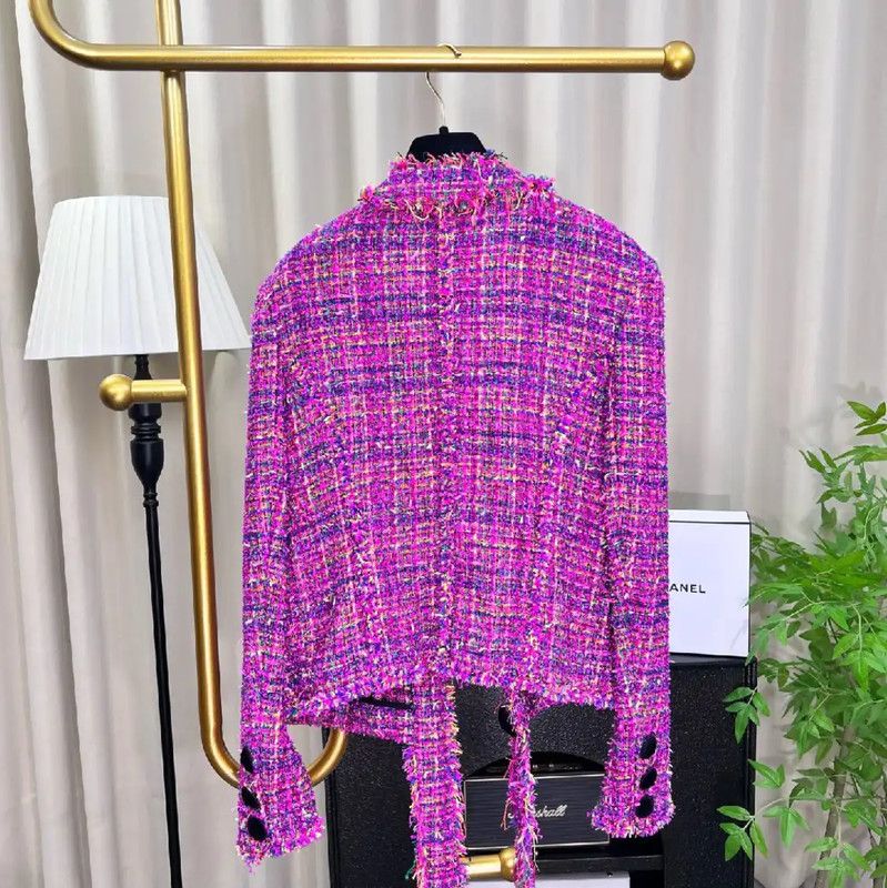 Balmain Balmain Pink Polyester Women's Jacket 0089 Size M / US 6-8 / IT 42-44 - 2 Thumbnail