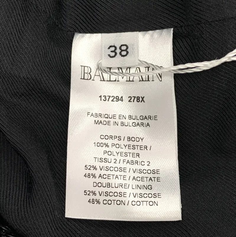 Balmain Balmain Black Sequin Jacket Size S 0089 Size S / US 4 / IT 40 - 7 Thumbnail