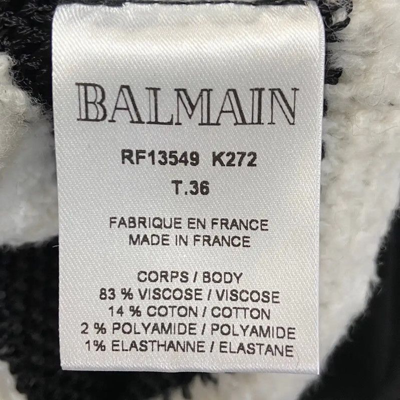 Balmain Balmain Striped Knit Cardigan 0089 Size M / US 6-8 / IT 42-44 - 5 Thumbnail