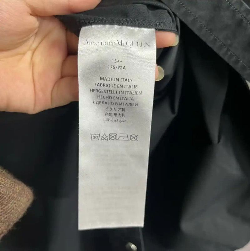 Alexander McQueen Alexander McQueen Black Cotton Women's Shirt 0089 Size M / US 6-8 / IT 42-44 - 4 Thumbnail