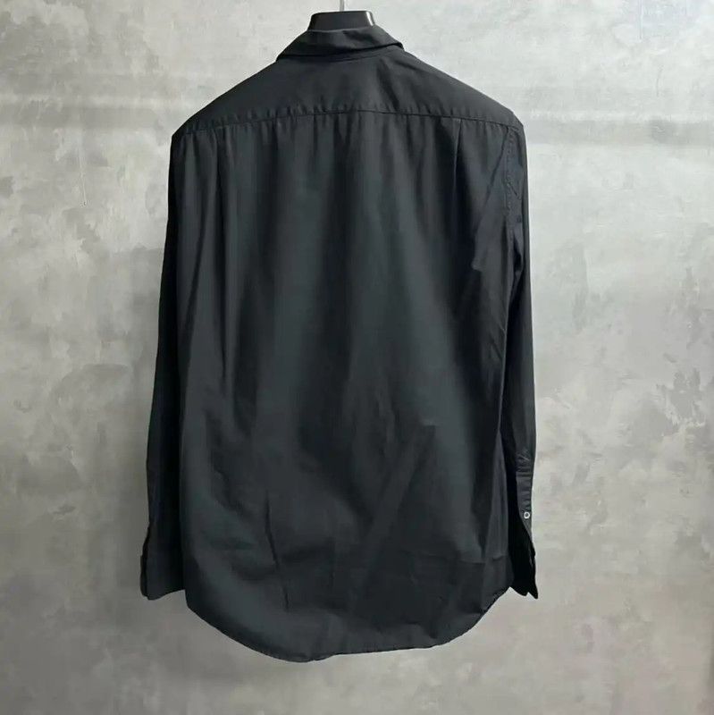 Alexander McQueen Alexander McQueen Black Cotton Women's Shirt 0089 Size M / US 6-8 / IT 42-44 - 2 Thumbnail