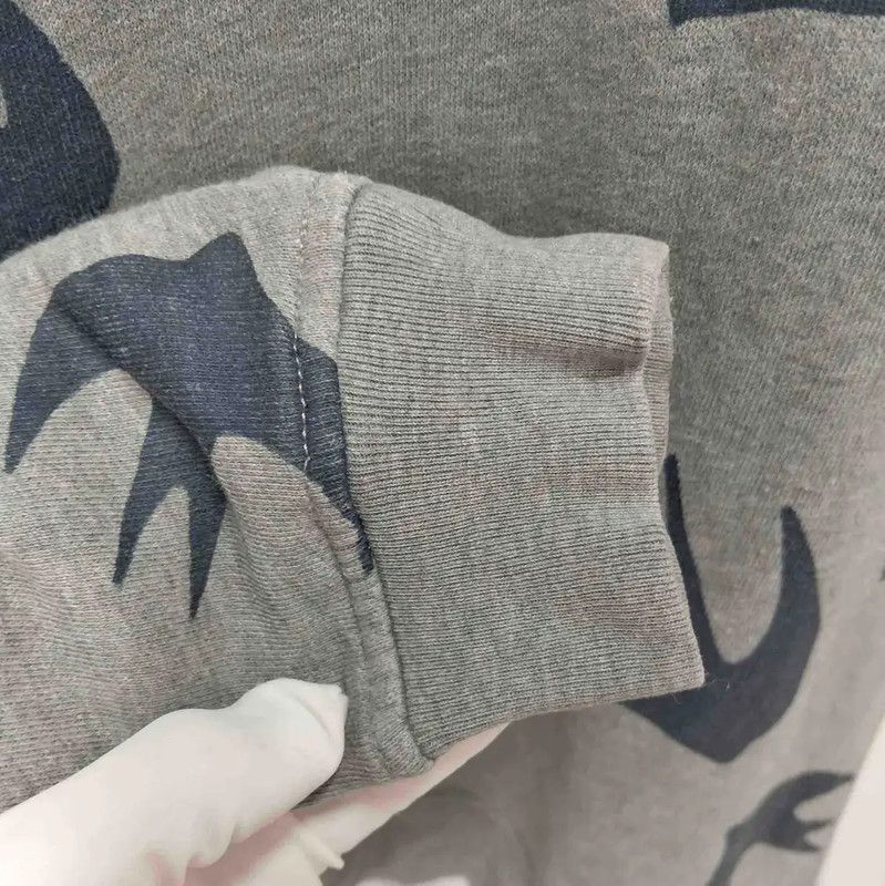 Alexander McQueen Alexander McQueen Gray Cotton Women's Sweatshirt 0089 Size S / US 4 / IT 40 - 6 Thumbnail