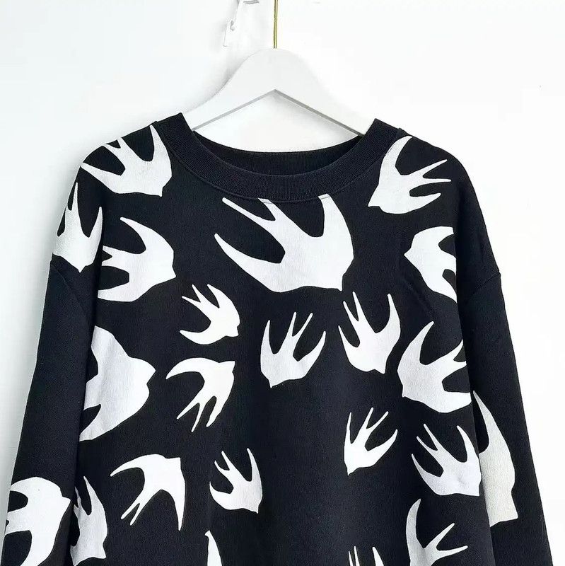Alexander McQueen Alexander McQUEEN Multicolor Cotton Sweatshirt 0089 Size XXL / US 16-18 / IT 52-54 - 2 Thumbnail