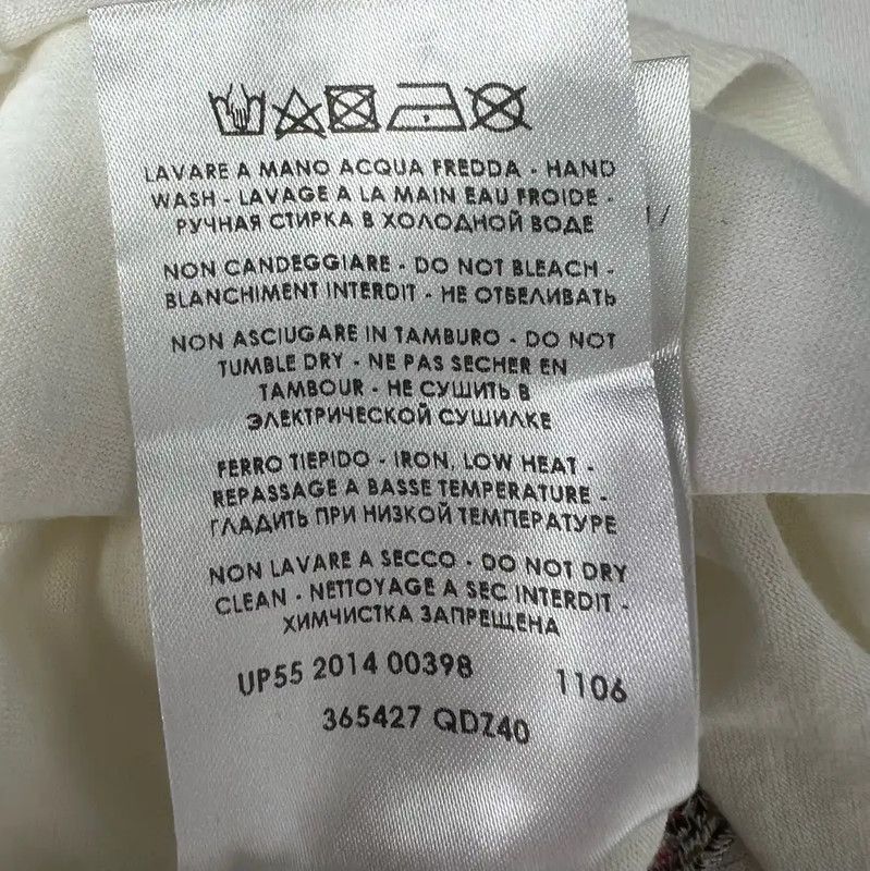 Alexander McQueen Alexander McQueen White Cotton Graphic T-Shirt 0089 Size ONE SIZE - 5 Thumbnail