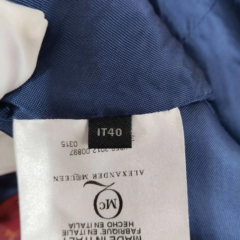 Alexander McQueen Alexander McQueen Summer Blue Purple A-line Skirt 0089 Size 23" - 6 Thumbnail
