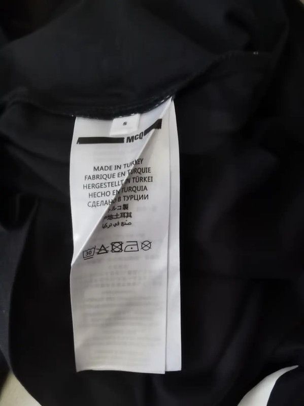 Alexander McQueen Alexander McQueen Black Cotton Swallow Top 0089 Size S / US 4 / IT 40 - 4 Thumbnail