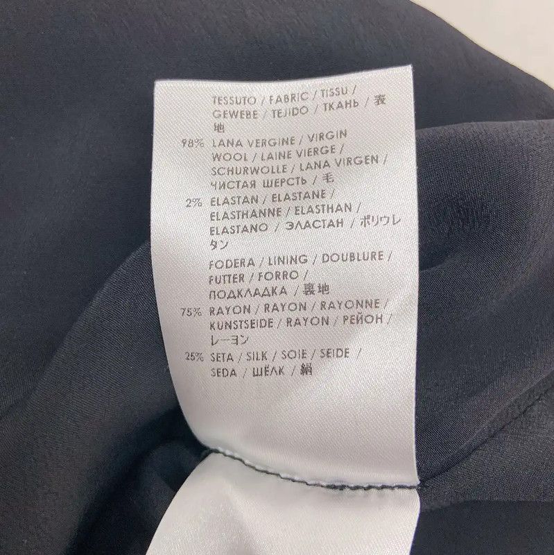Alexander McQueen Alexander McQueen Black Wool Mini Skirt 0089 Size 23" - 7 Thumbnail