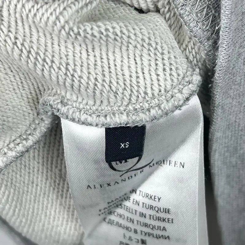 Alexander McQueen Alexander McQueen Gray Cotton Sweatshirt for Women 0089 Size XS / US 0-2 / IT 36-38 - 4 Thumbnail