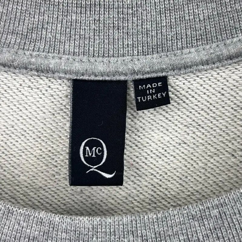 Alexander McQueen Alexander McQueen Gray Cotton Sweatshirt for Women 0089 Size XS / US 0-2 / IT 36-38 - 3 Thumbnail
