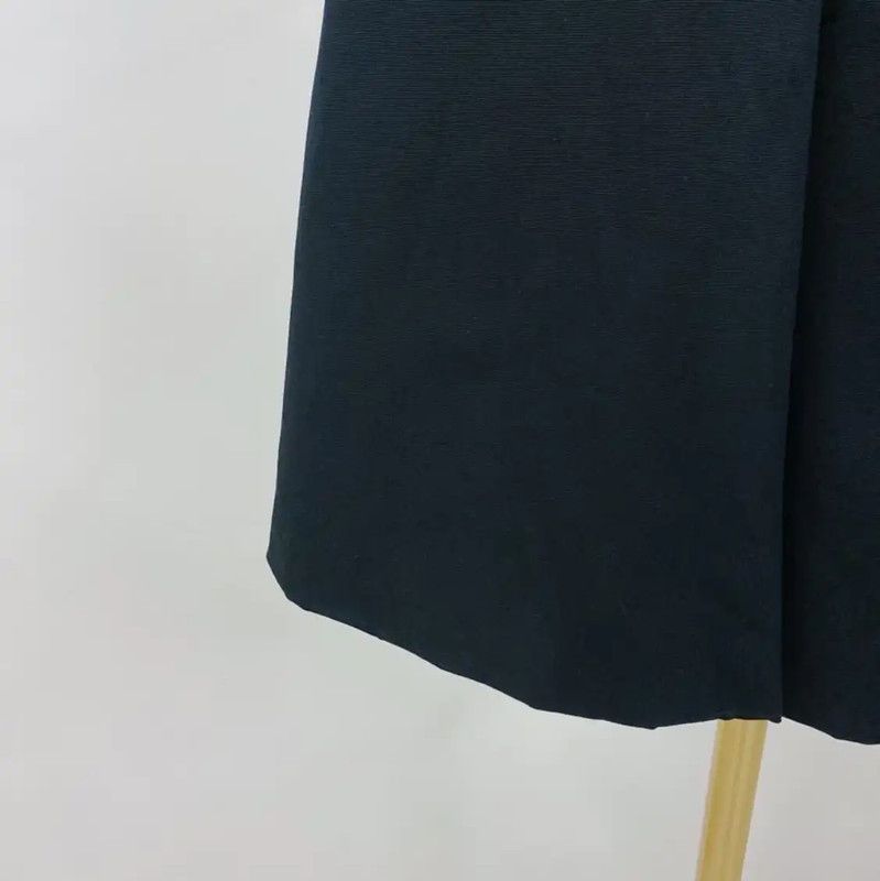 Alexander McQueen Alexander McQueen Black Cotton Skirt for Women 0089 Size 23" - 4 Thumbnail