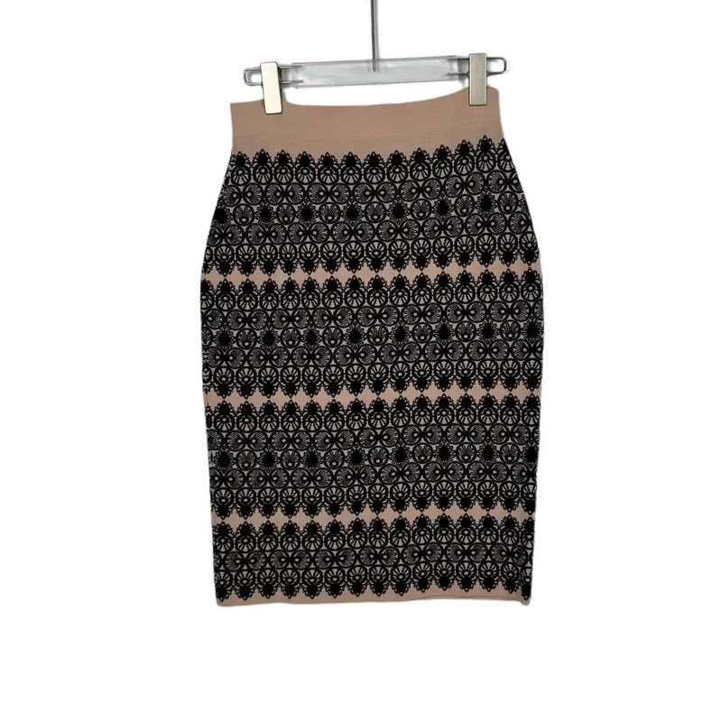 Alexander McQueen Alexander McQueen Brown Wool Midi Skirt 0089 Size 26" / US 2 / IT 38 - 2 Thumbnail