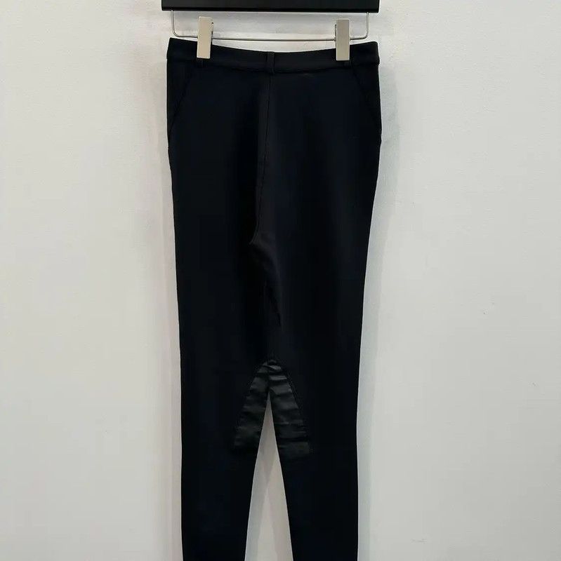 Alexander McQueen Alexander McQueen Black Polyester Leisure Pants 0089 Size 23" - 2 Thumbnail