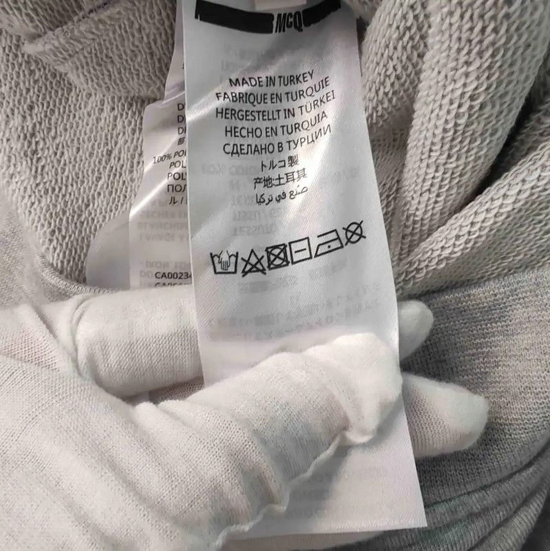 Alexander McQueen Alexander McQueen Gray Cotton Women's Sweater 0089 Size XS / US 0-2 / IT 36-38 - 4 Thumbnail