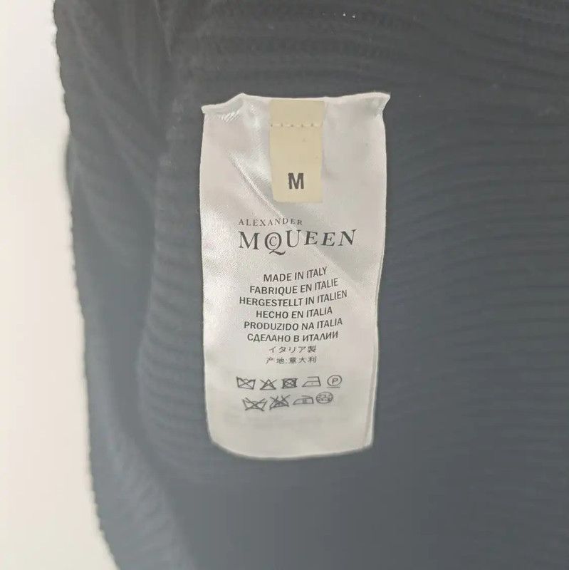 Alexander McQueen Alexander McQueen Black Wool Pullover Sweater 0089 Size M / US 6-8 / IT 42-44 - 3 Thumbnail