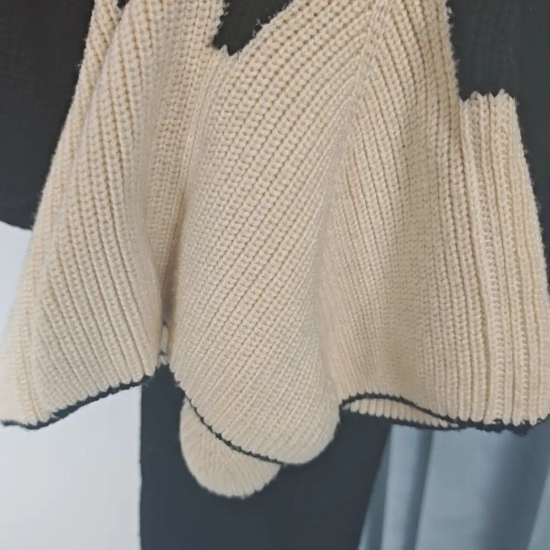 Alexander McQueen Alexander McQueen Black Wool Pullover Sweater 0089 Size M / US 6-8 / IT 42-44 - 4 Thumbnail