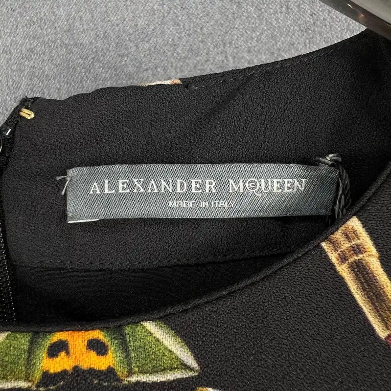 Alexander McQueen Alexander McQueen Multi-Color Women's Dress 0089 Size M / US 6-8 / IT 42-44 - 3 Thumbnail