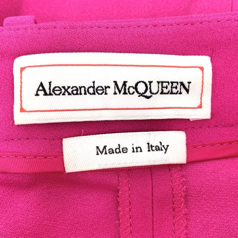 Alexander McQueen Alexander McQueen Pink Casual Pants for Women 0089 Size 26" / US 2 / IT 38 - 5 Thumbnail