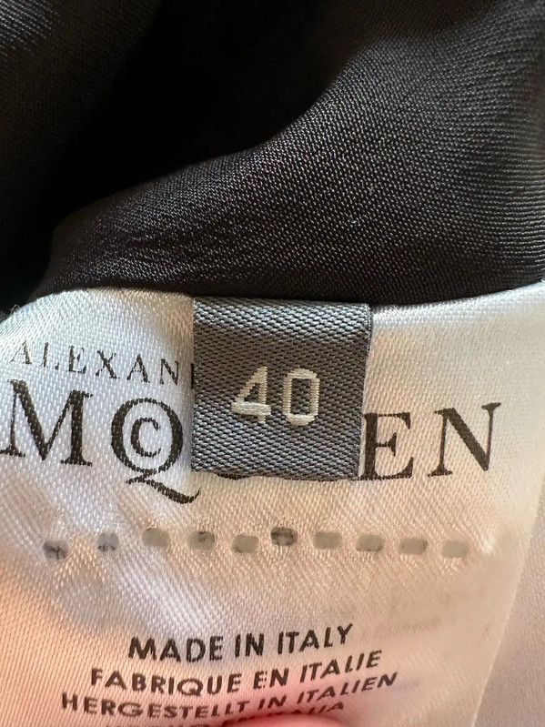 Alexander McQueen Alexander McQueen Black Polyester Women's Jacket 0089 Size M / US 6-8 / IT 42-44 - 4 Thumbnail