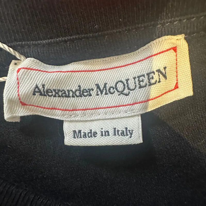 Alexander McQueen Alexander McQueen Asymmetrical Black Cotton Dress 0089 Size S / US 4 / IT 40 - 3 Thumbnail