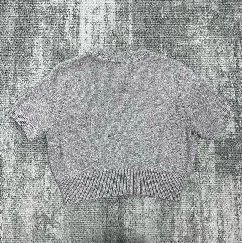 Alexander McQueen Alexander McQueen Women's Grey Wool Sweater 0089 Size L / US 10 / IT 46 - 2 Thumbnail