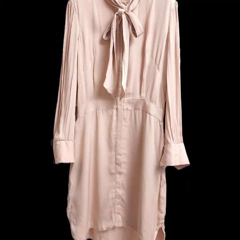 Alexander McQueen Alexander McQueen Elegant Long Sleeve Dress for Women 0089 Size L / US 10 / IT 46 - 2 Thumbnail