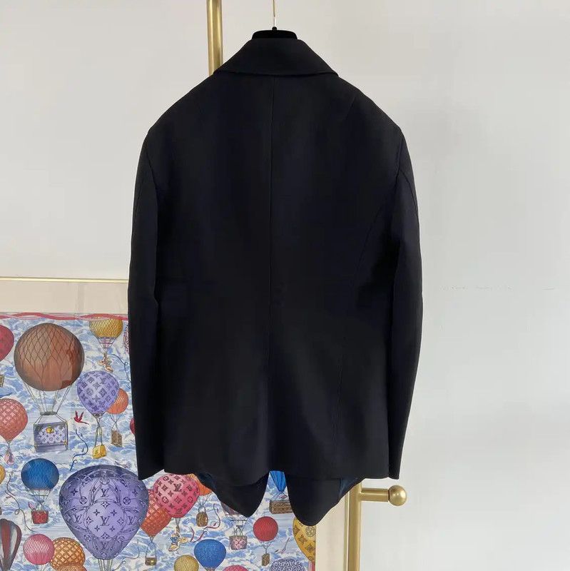 Alexander McQueen Alexander McQueen Black Nylon Women's Jacket 0089 Size L / US 10 / IT 46 - 2 Thumbnail