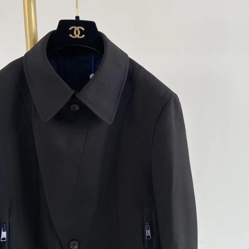 Alexander McQueen Alexander McQueen Black Nylon Women's Jacket 0089 Size L / US 10 / IT 46 - 3 Thumbnail