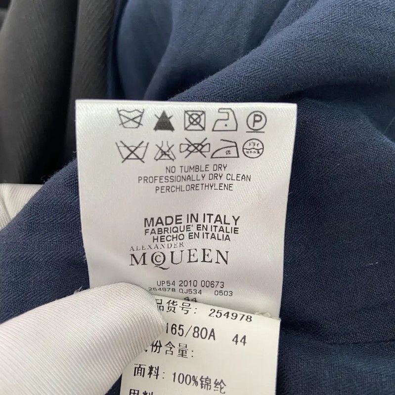 Alexander McQueen Alexander McQueen Black Nylon Women's Jacket 0089 Size L / US 10 / IT 46 - 6 Thumbnail