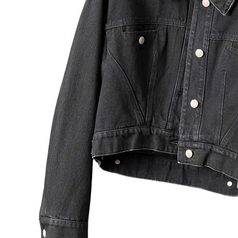 Alexander McQueen Alexander McQueen Black Cotton Women's Jacket 0089 Size L / US 10 / IT 46 - 4 Thumbnail