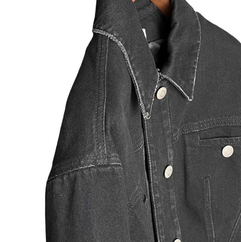 Alexander McQueen Alexander McQueen Black Cotton Women's Jacket 0089 Size M / US 6-8 / IT 42-44 - 6 Thumbnail