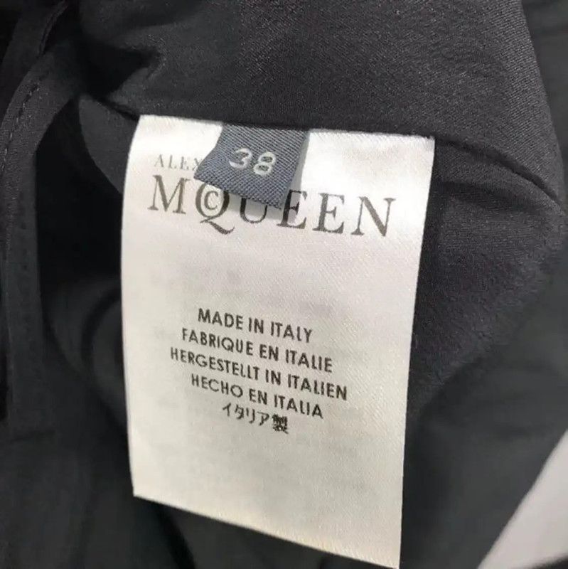 Alexander McQueen Alexander McQueen Black Cotton Women's T-Shirt 0089 Size S / US 4 / IT 40 - 7 Thumbnail
