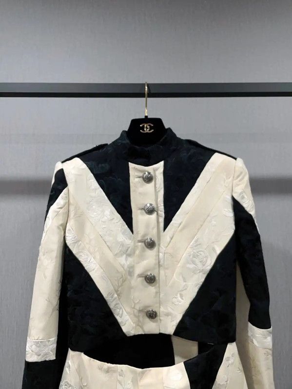 Alexander McQueen Alexander McQueen Winter Long Color Block Coat 0089 Size M / US 6-8 / IT 42-44 - 4 Thumbnail