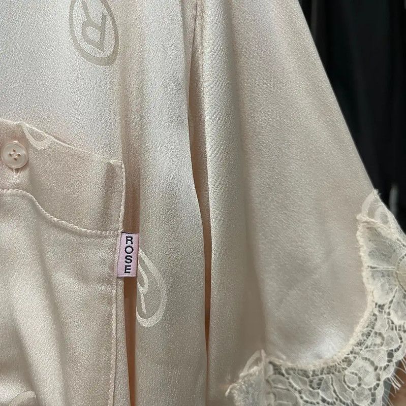 Martine Rose Martine Rose Pink Silk Short Sleeve Shirt 0089 Size XS / US 0-2 / IT 36-38 - 5 Thumbnail
