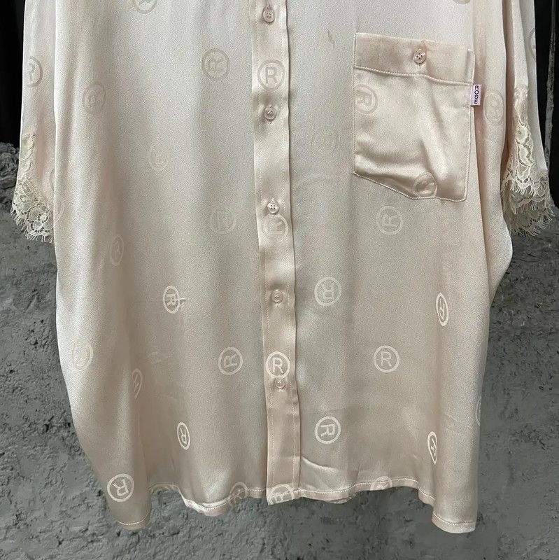 Martine Rose Martine Rose Pink Silk Short Sleeve Shirt 0089 Size XS / US 0-2 / IT 36-38 - 4 Thumbnail